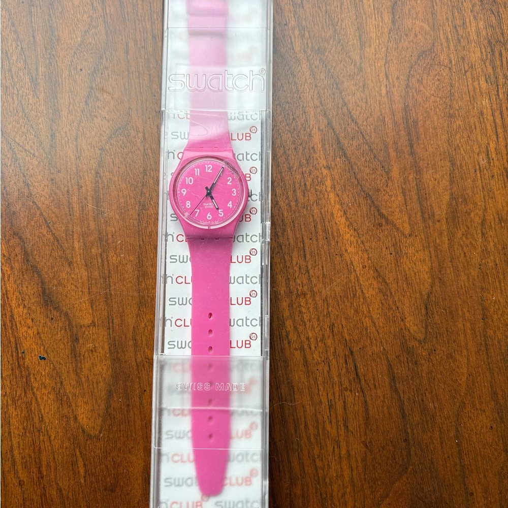 Swatch pink GP128 new in box
